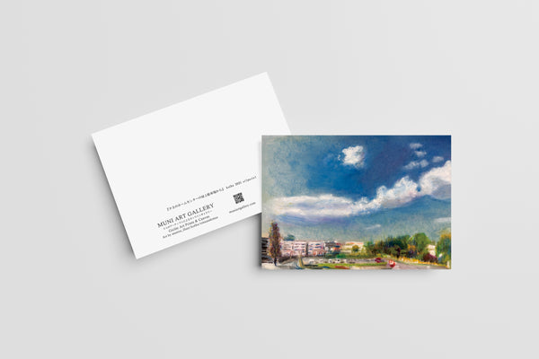 Yugata no Homusenta no Okujo Chushajo Kara : Evening View from the Rooftop Parking Lot (Masterpiece Collection Card)