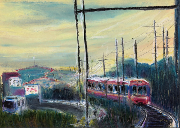 Kohan no Rokaru Densha : A Local Train by the Lakeside (Masterpiece Collection Card)