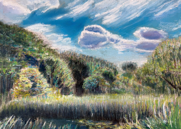 Shoka no Shizen Koen no Numa : The Marsh of a Nature Park, Early Summer (Masterpiece Collection Card)