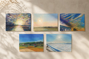 kocka｜空と風景を描いた5作品のSmall Art Collection